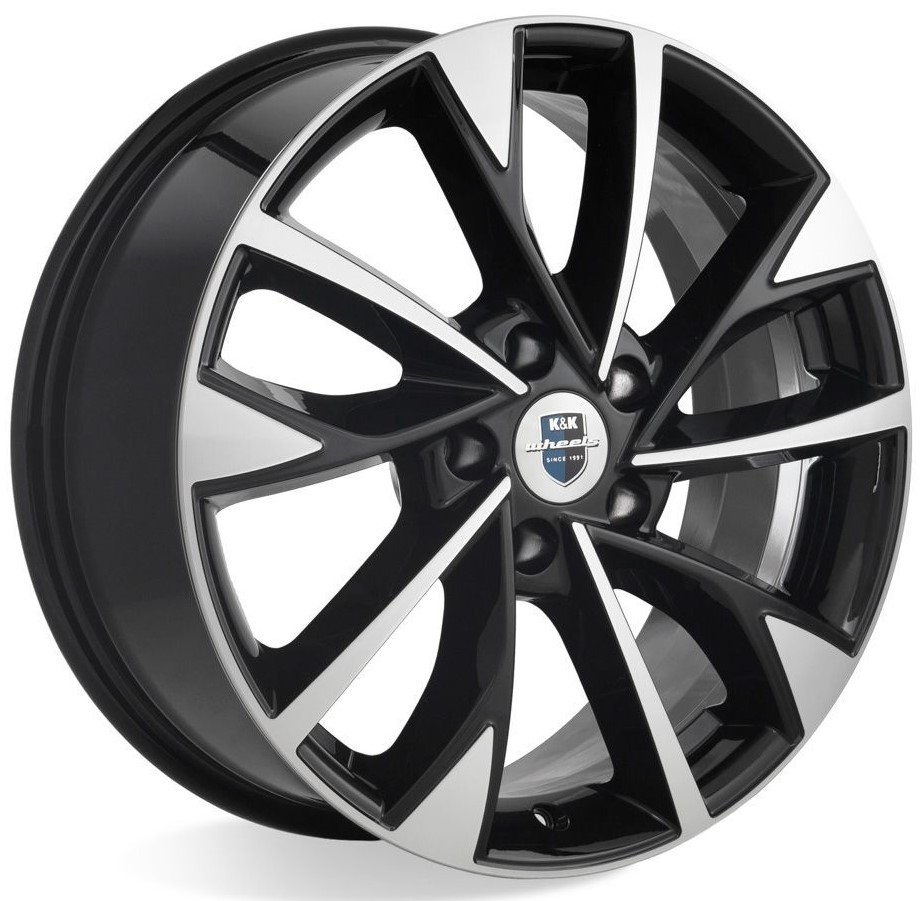 17X7.0 5/108 ET45 D63.4 K&K Роквуд Алмаз черный