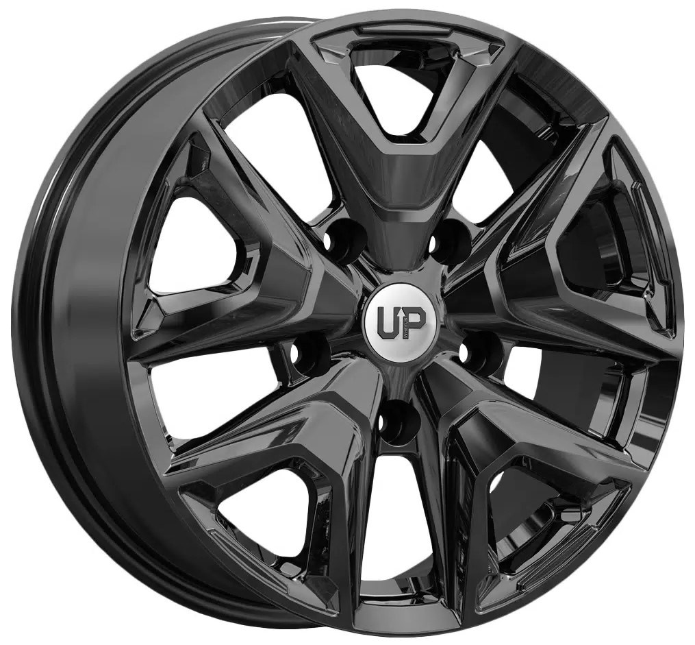 16X6.5 5/139.7 ET40 D98.0 Wheels UP UP119 (КС1079) New Black