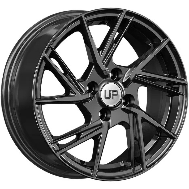 15X6.5 4/100 ET45 D60.1 Wheels UP UP115 (КС1033) New Black