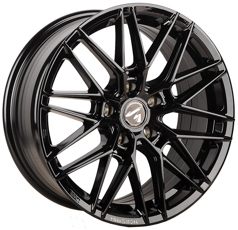18X8.0 5/108 ET38 D63.4 Makstton MST FASTER GT 715 Piano Black with Milling
