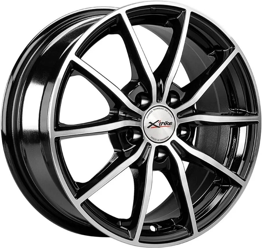 15X6.5 5/114.3 ET45 D67.1 X-trike X-111M BK/FP