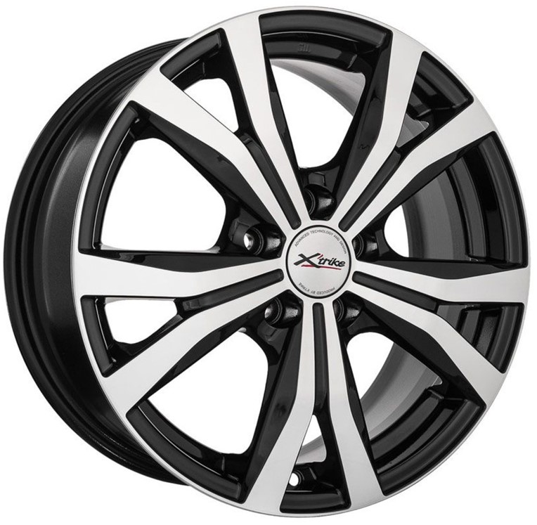 16X6.5 5/114.3 ET40 D66.1 X-trike X-119 BK/FP