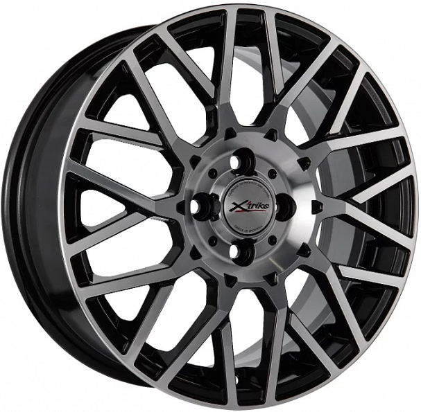 15X6.0 4/100 ET40 D60.1 X-trike X-132 BK/FP